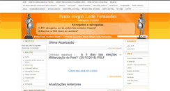 Desktop Screenshot of processocriminalpslf.com.br